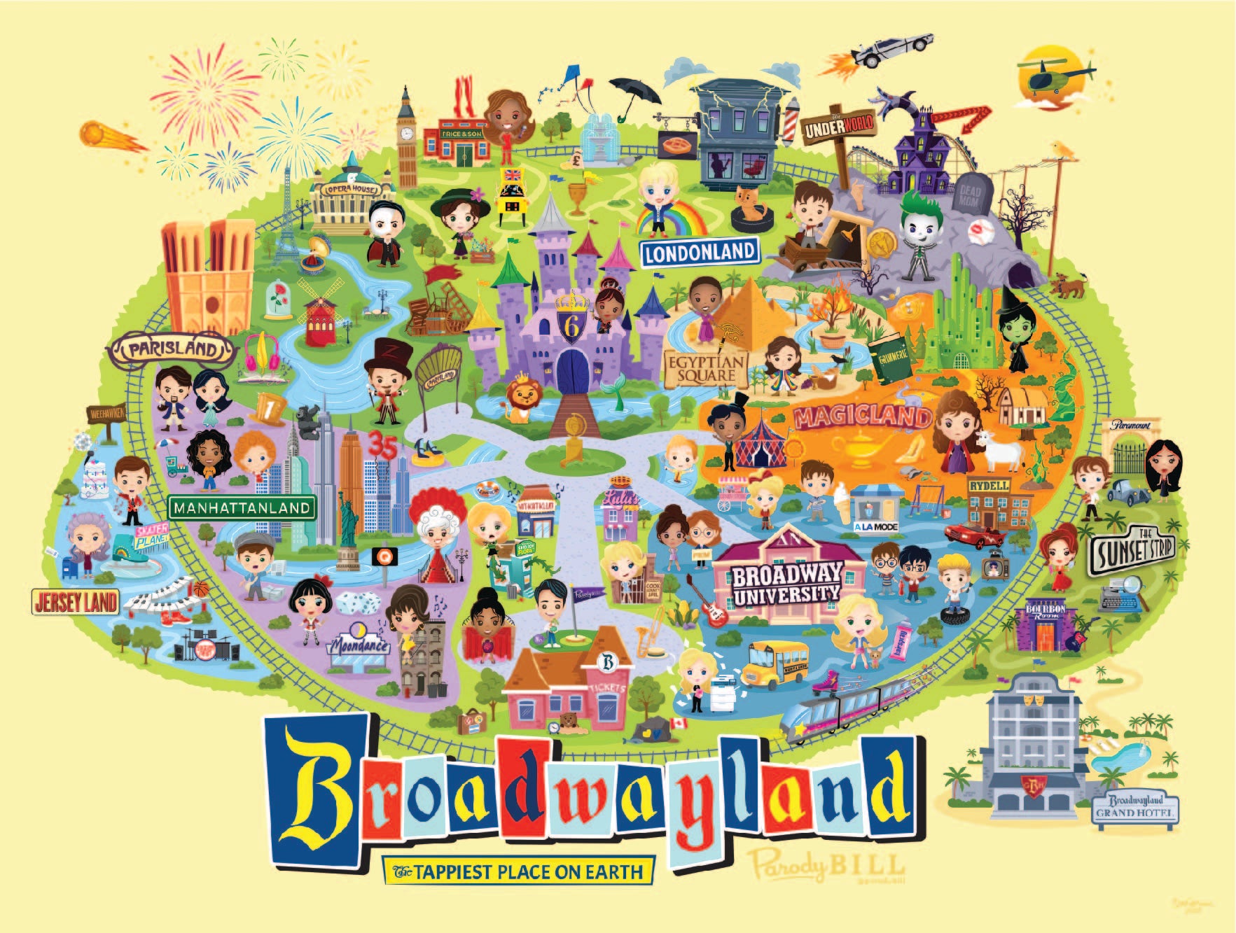 NEW! Broadwayland 2025 Map (Print)