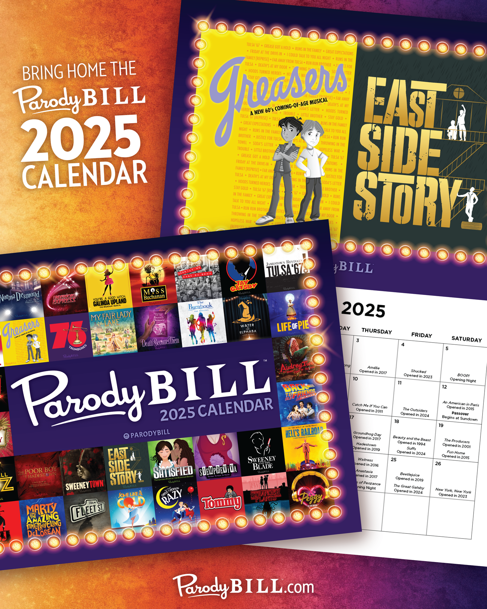 2025 Parodybill Calendar - ON CLEARANCE!