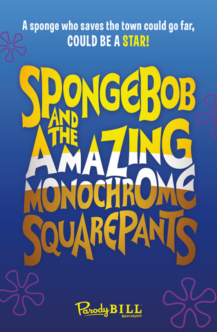 Spongebob and the Amazing Monochrome Squarepants - Print