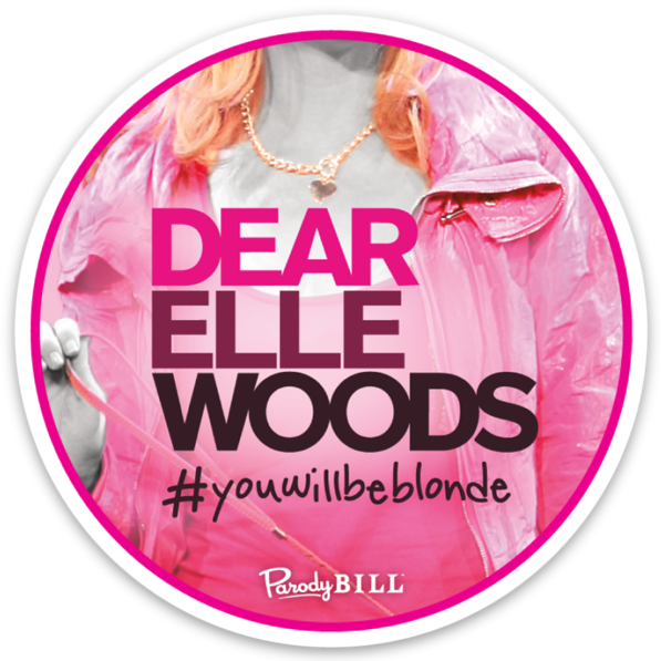 Dear Elle Woods Die Cut Sticker