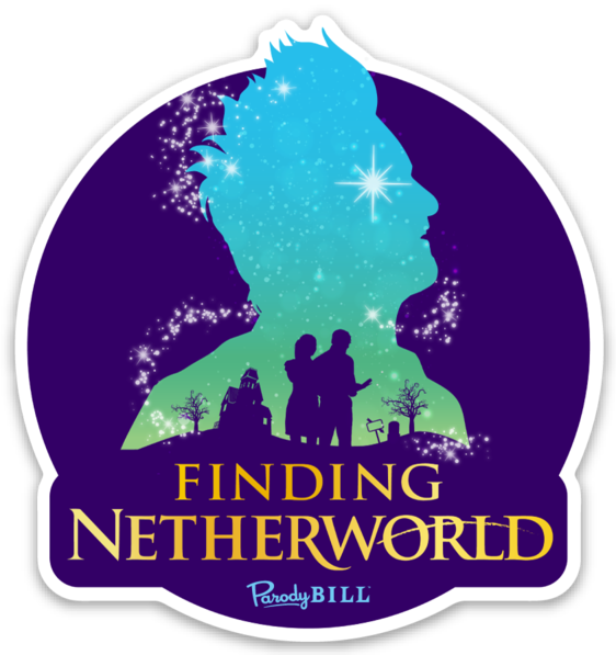 Finding Netherworld Die Cut Sticker