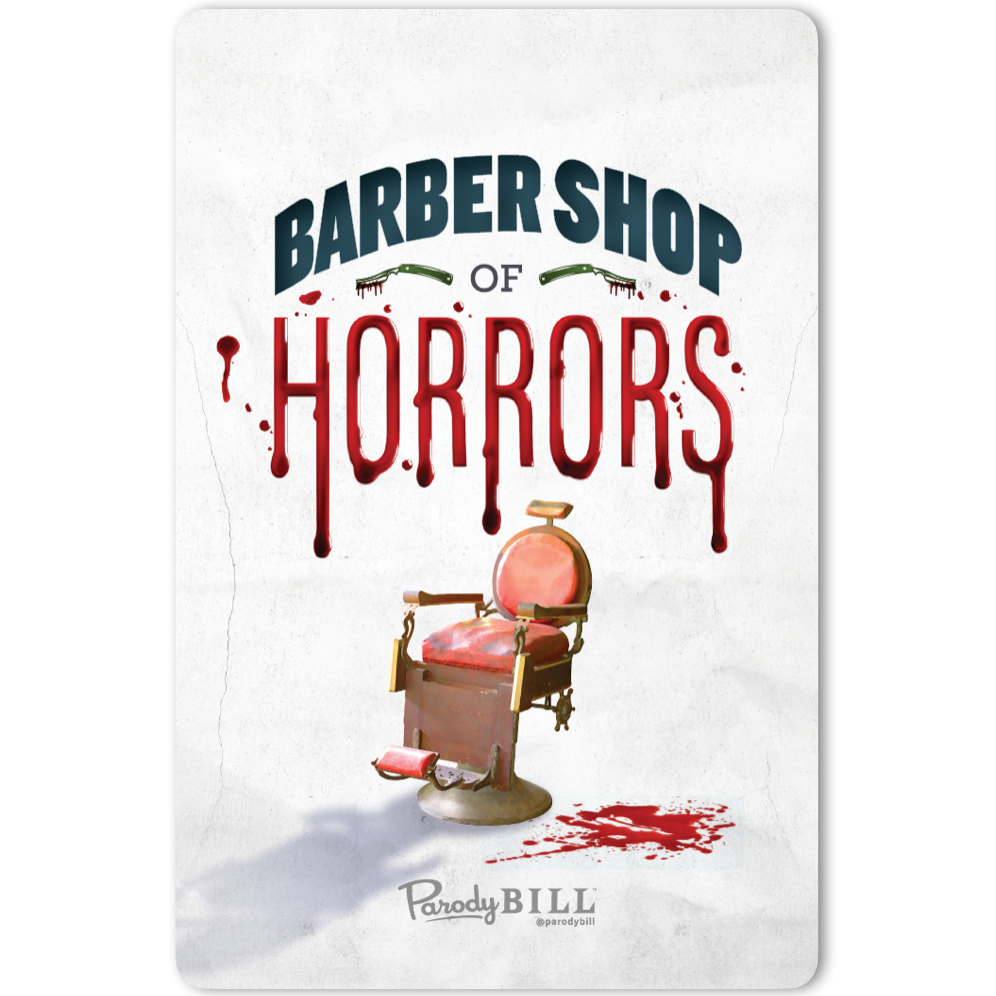 Barber Shop of Horrors Sticker