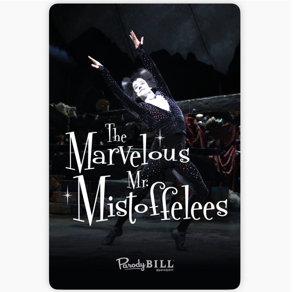 Marvelous Mr. Mistoffelees Sticker
