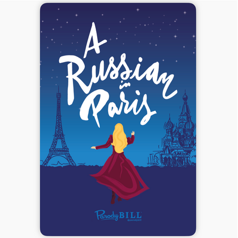 A Russian in Paris Collectible Card