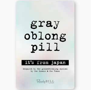 Gray Oblong Pill Collectible Card