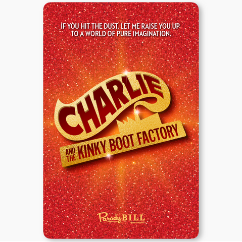 Charlie and the Kinky Boot Factory Sticker