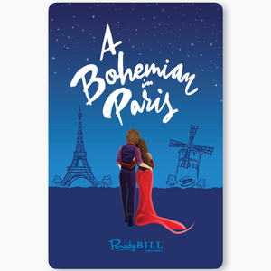 A Bohemian in Paris Sticker