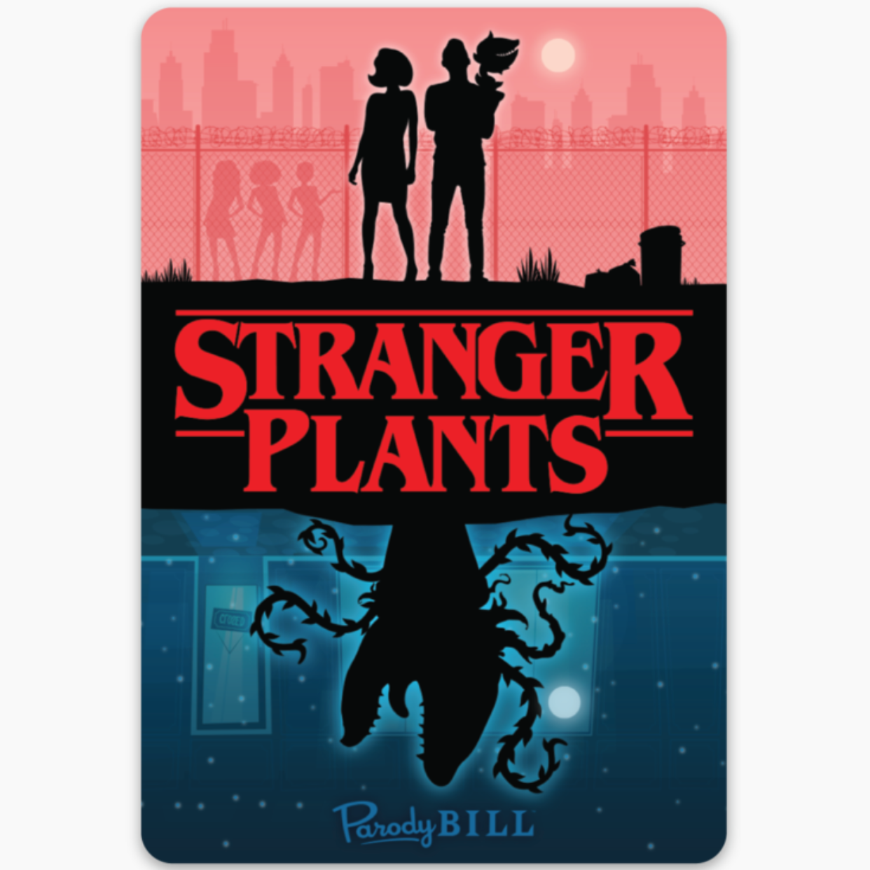 Stranger Plants Sticker