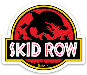 Skid Row Die Cut Sticker