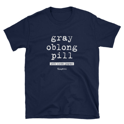 Gray Oblong Pill - Graphic Tee